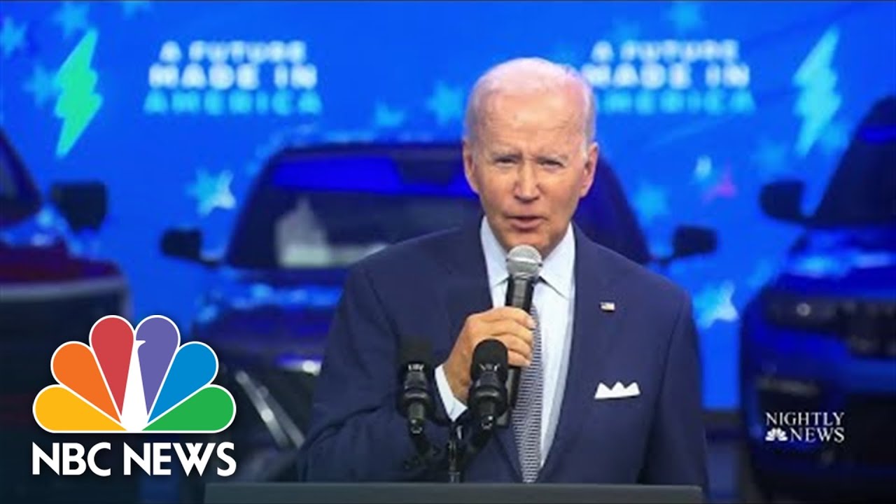 Biden Discusses Future Of Electric Vehicles At Detroit Auto Show