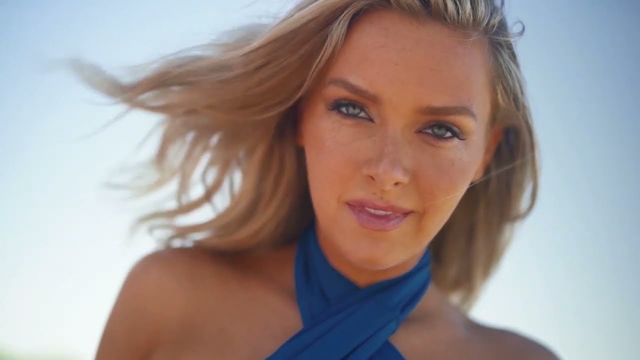 Camille Kostek Wears Nothing But A Sexy Chain Net Suit | Intimates | Sports Illustrated Swimsuit