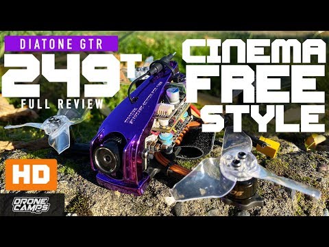 CINEMA & FREESTYLE! - DIATONE GTR-249T HD - Review & Flights  - UCwojJxGQ0SNeVV09mKlnonA