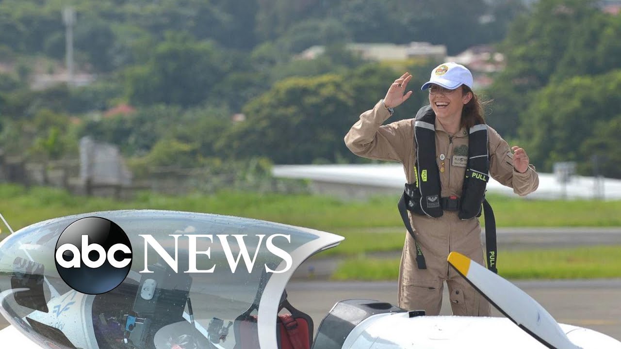 19-year-old breaks record of youngest woman to fly solo around the world