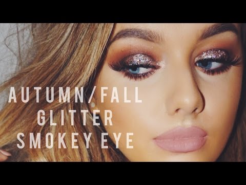 Autumn/Fall Glitter Smokey eye! | Rachel Leary - UC-Um2u0Agv8Q-OhjO6FZk1g