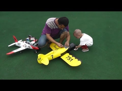 Review - Lanyu GeeBee Electric RC Plane - UCsFctXdFnbeoKpLefdEloEQ