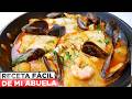 El BACALAO con Gambas y MEJILLONES M?s F?cil y Delicioso (con BOLITAS de patata)