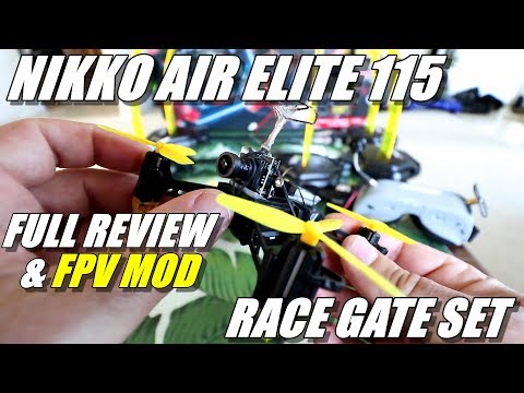 Nikko Air Elite 115 Drone Racing Set Review & FPV Mod - Full Review - Unboxing, Flight Test, FPV Mod - UCVQWy-DTLpRqnuA17WZkjRQ