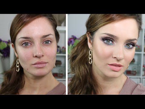 How to Wear Colourful Makeup! Peacock Inspired Tutorial - UCLFW3EKD2My9swWH4eTLaYw