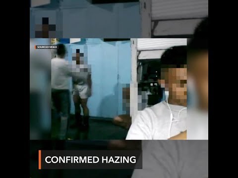 Hazing inside the PMA barracks