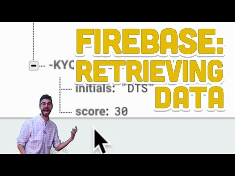 9.3: Firebase: Retrieving Data - Programming with Text - UCvjgXvBlbQiydffZU7m1_aw