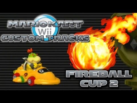 Mario Kart Wii Custom Tracks - Fireball Cup 2 - UCzA7lo0Cml0NZYKj3g42BKw
