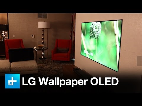 LG W- Series Wallpaper OLED and Atmos Soundbar - Hands on at CES 2017 - UC8wXC0ZCfGt3HaVLy_fdTQw