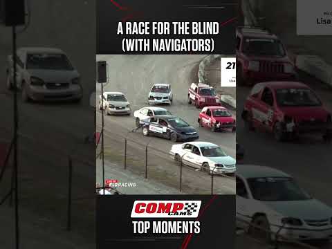 😮 A unique race for the blind had some wild moments! - dirt track racing video image