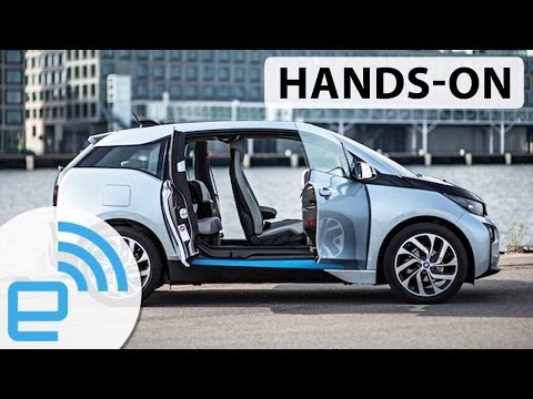 BMW i3 hands-on at CES 2014 | Engadget - UC-6OW5aJYBFM33zXQlBKPNA