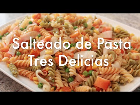 Pasta Tres Delicias - Recetas de Cocina