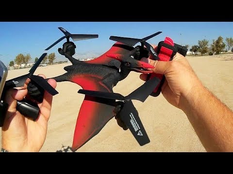 Pterosaur Flying Dinosaur FPV Drone FQ777 FQ19W YiLentury Flight Test Review - UC90A4JdsSoFm1Okfu0DHTuQ