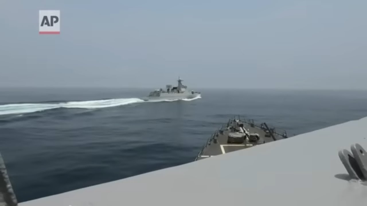 US video shows close-call with Chinese destroyer