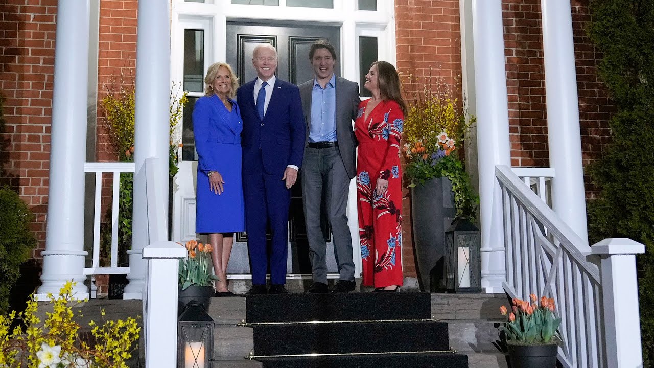 U.S. President Biden, Prime Minister Justin Trudeau meet at historical Rideau Cottage