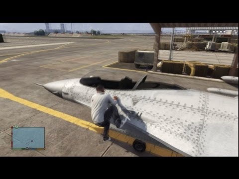GTA V: How To Steal A Fighter Jet From Military Base (No Guns Needed) - UCCL2L8iiosx6nail_QDQEdQ