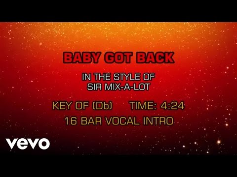 Sir Mix-A-Lot - Baby Got Back (Karaoke) - UCQHthJbbEt6osR39NsST13g