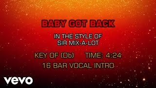 Sir Mix-A-Lot - Baby Got Back (Karaoke)