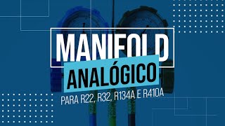 Manifold Premium Gás R22 R32 R134a e R410A com Mangueiras 1,50m e Adaptadores MPH-332 Hiatsu