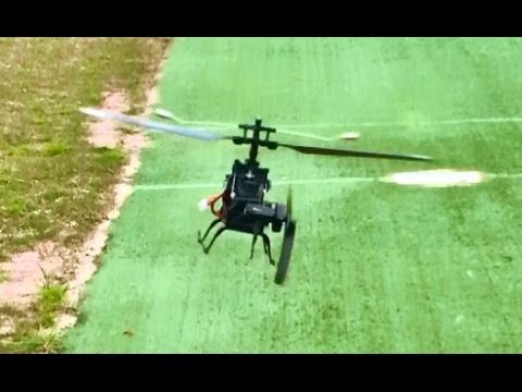 MJX F46 RC Helicopter high speed flying with flybar mod. - UCIJy-7eGNUaUZkByZF9w0ww