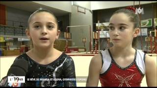 M6 - le1945 - Le rêve de Mikaëla et Louna, gymnastes espoirs