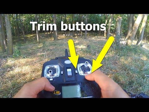How to use Trim Buttons on Quadcopter Remote Control (BASIC TUTORIAL) - UCqaH_kMb09h9iEpRRVwIGEg