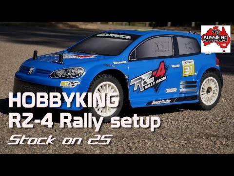 Hobby King RZ4 First run Rally Car Setup - UCOfR0NE5V7IHhMABstt11kA