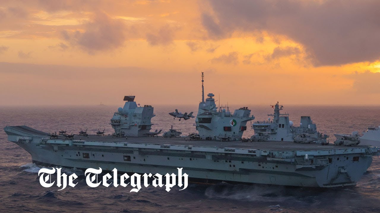 Russian fighter bombers ‘buzz’ HMS Queen Elizabeth in BBC Warship series