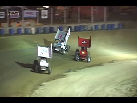 Sprints On Dirt - Crystal Motor Speedway 4.28.2012 - dirt track racing video image