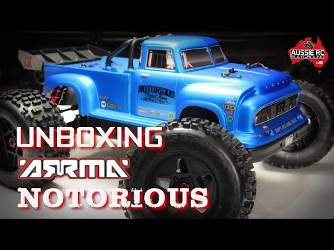 Unboxing: ARRMA Notorious 6S BLX Stunt Truck - UCOfR0NE5V7IHhMABstt11kA