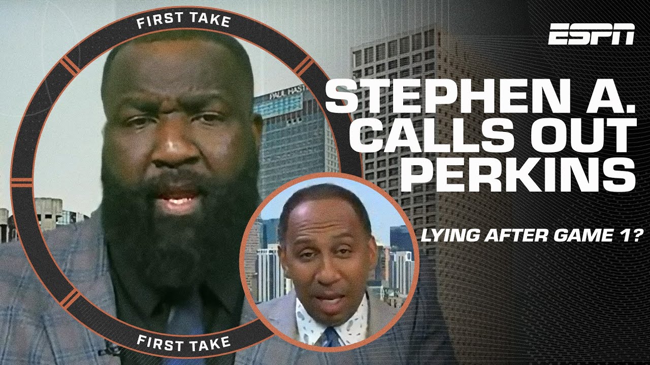Stephen A. thinks Perk is ‘LYING TO THE AMERICAN PUBLIC’ about the Heat’s chances 🗣️ | First Take