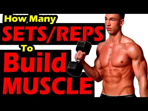 How Many SETS & REPS per MUSCLE Group to BUILD MUSCLE ➟ Week Workout for mass strength growth size - UC0CRYvGlWGlsGxBNgvkUbAg