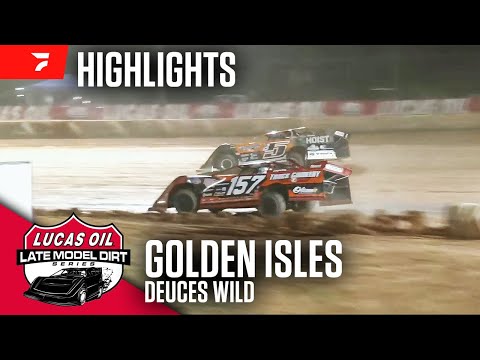 Deuces Wild Feature | 2024 Lucas Oil Late Models at Golden Isles Speedway - dirt track racing video image