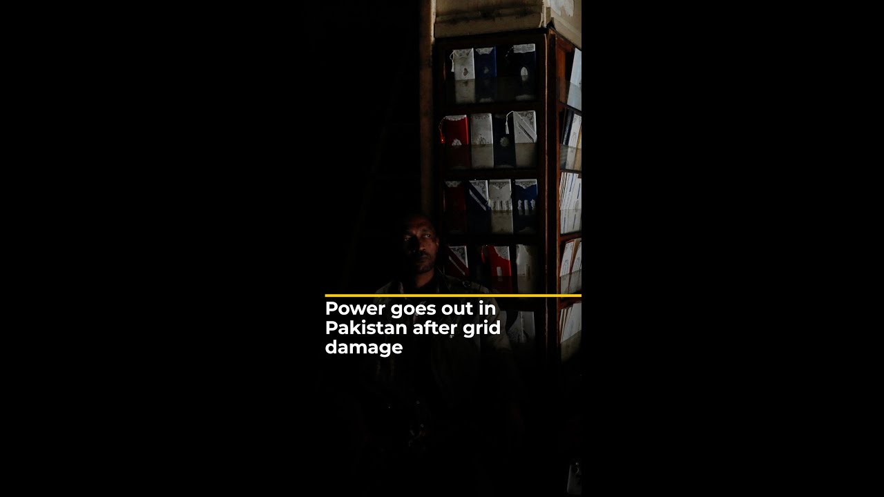 Electricity blackout hits Pakistan after grid damage | AJ #shorts