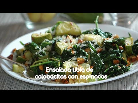 Ensalada tibia de calabacitas con espinacas - UCvg_5WAbGznrT5qMZjaXFGA