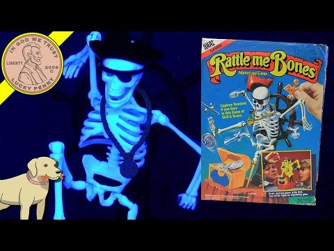 Rattle Me Bones Motorized Vintage 1989 Ideal Game