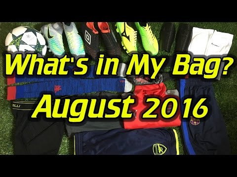 What's In My Soccer Bag - August 2016 - UCUU3lMXc6iDrQw4eZen8COQ