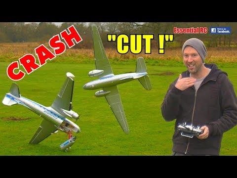 HobbyKing C-47 / DC-3 Maiden Flight NEAR DISASTER CRASH and first FLIGHT ! - UChL7uuTTz_qcgDmeVg-dxiQ