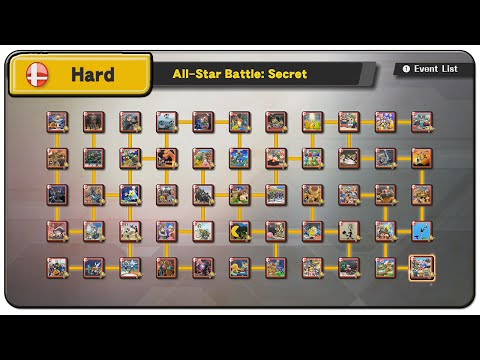 Super Smash Bros. Wii U All Events (Hard Difficulty) - UCF1EGrZiEfEP7bsa3AFJrJA