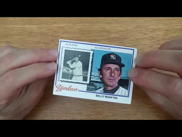 The Billy Martin Baseball Card You Need to Have