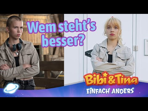 Bibi & Tina - Wem steht's besser? Dress Up Challenge am Set