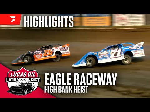 Ricky Thornton Jr. Vs. Hudson O'Neal | Lucas Oil Late Model Dirt Series At Eagle Highlights - dirt track racing video image