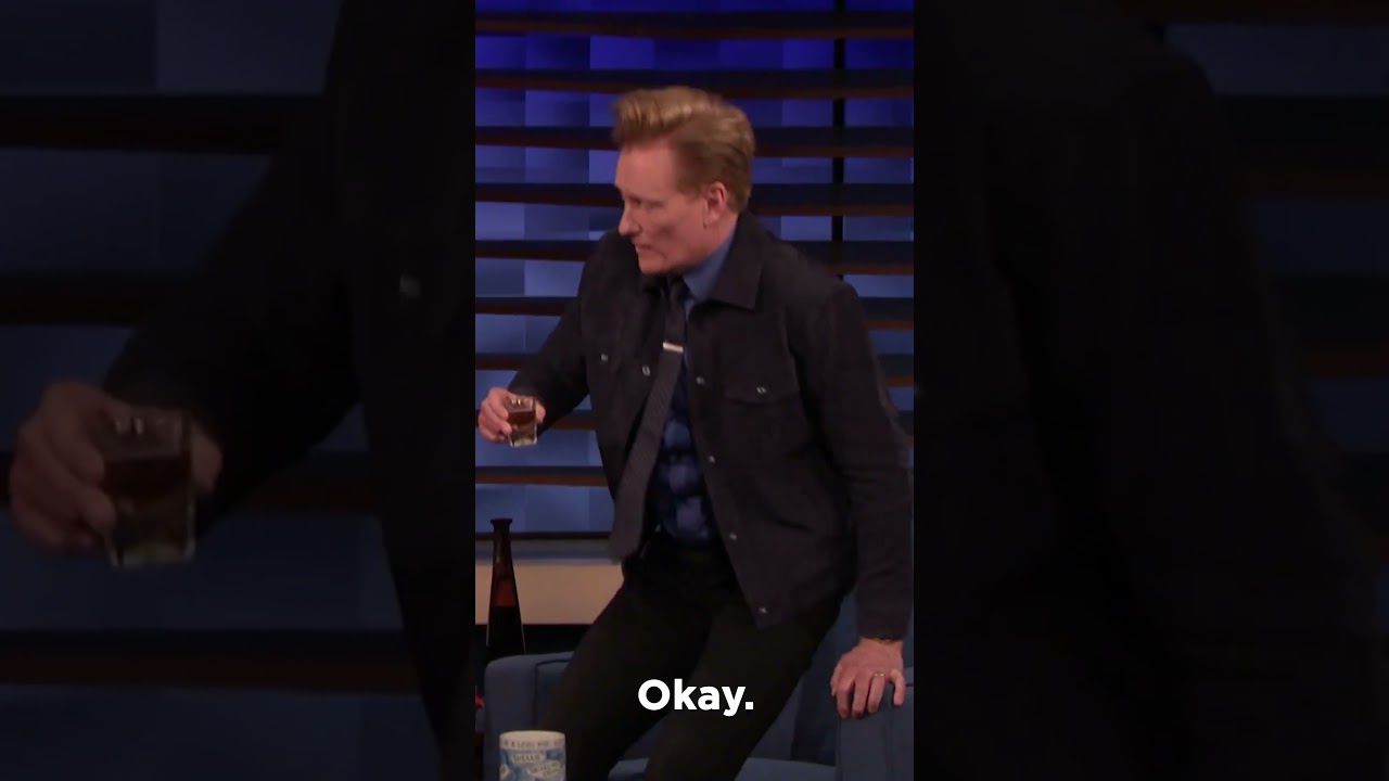 Conan and Sophie Turner Play Tequila Slaps
