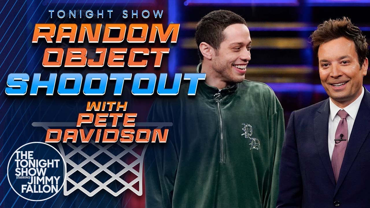 Random Object Shootout with Pete Davidson | The Tonight Show Starring Jimmy Fallon