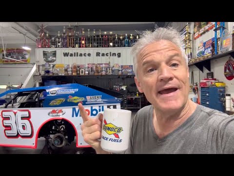 Tour of My Race Shop &amp; New Mobil 1 Race Car! - dirt track racing video image