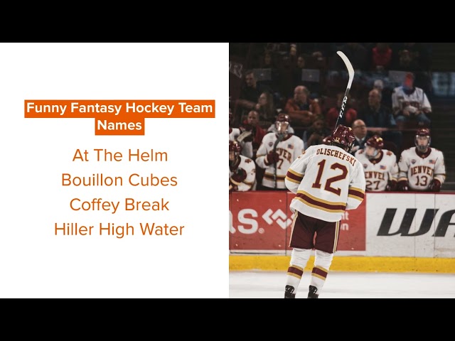The Funniest Fantasy Hockey Names We’ve Heard