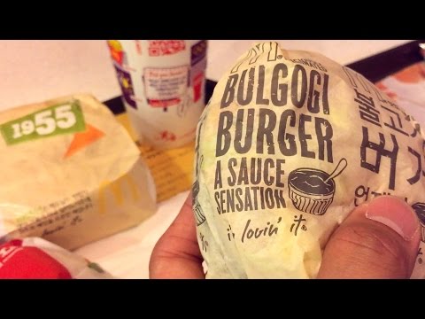 McDonald's burgers in South Korea - UCVLZmDKeT-mV4H3ToYXIFYg