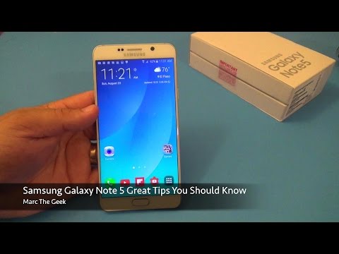 Samsung Galaxy Note 5 Great Tips You Should Know - UCbFOdwZujd9QCqNwiGrc8nQ