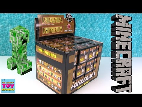 Minecraft Chest Series 1 w/ CODES Gold Chase Figures 2 3 4 5 6 Toy Review | PSToyReviews - UCZdJCx_zEqvOI7RFG-mWmuw