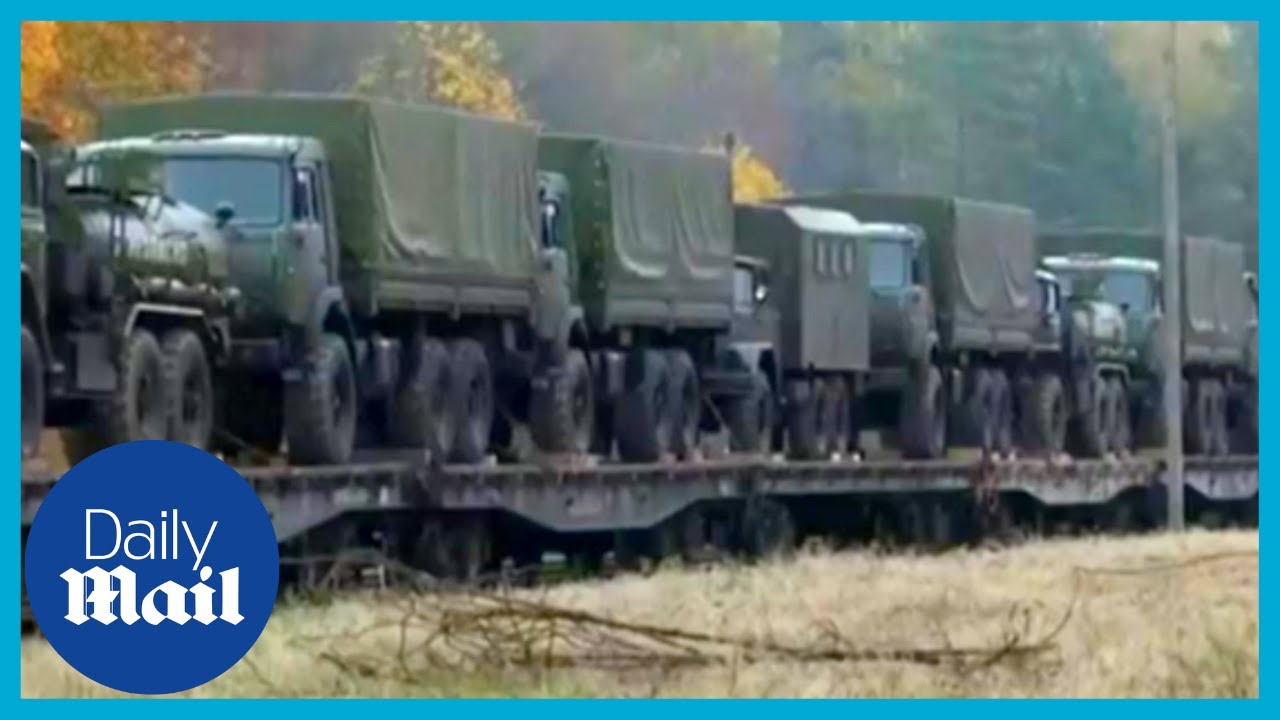 First of 9,000 Russian soldiers arrive in Belarus as Ukraine war intensifies